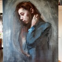 Girl with Hand in Neck - Image 3