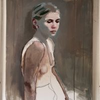 Girl in White Unfinished Dress - Image 3