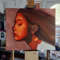 Girl with Orange Face - Image 2
