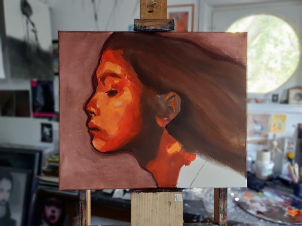 Girl with Orange Face - Image 2