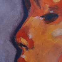 Girl with Orange Face - Image 3