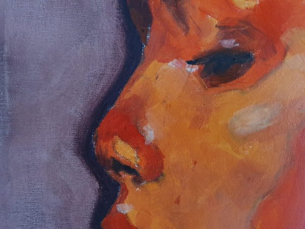 Girl with Orange Face - Image 3