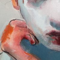 Girl touching Cheek - Image 4