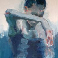 Woman with Hand in Water