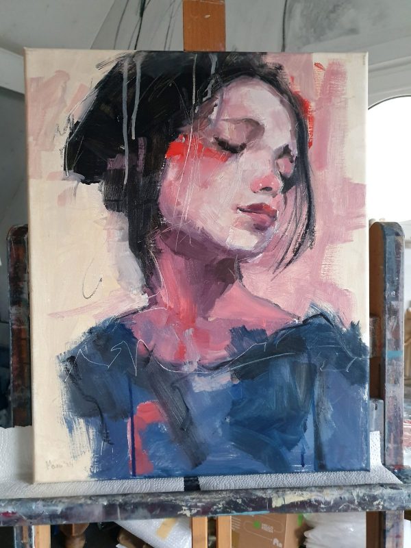 Girl in Pink&Blue - Image 3